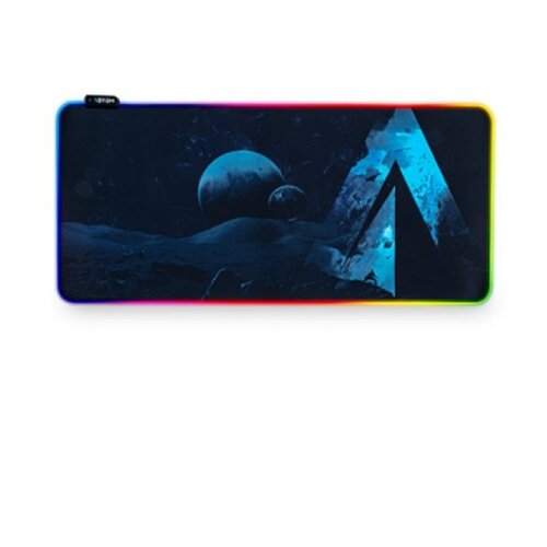 Tapete de rato para jogos Abysm Gaming Covenant RGB XXL - Iluminação RGB - Antiderrapante - Tamanho 900x420x4mm - Abysm 842402