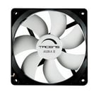 Ventoinha Tacens Aura II 80mm - Caixa preta, pás brancas - Velocidade máxima 1500rpm - Tacens 3AURAII8