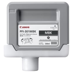 Ink tank 330 ml (matte black) PFI-301MBK - preço válido p/ unid pré estabelecidas - Canon 1485B001