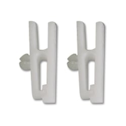 Mola Plástico p/Porta Nomes Branco 100un - Neutral 190Z31384