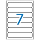 Etiquetas de arquivo brancas Apli 190.0 x 38.0mm 25 folhas - APLI 205306