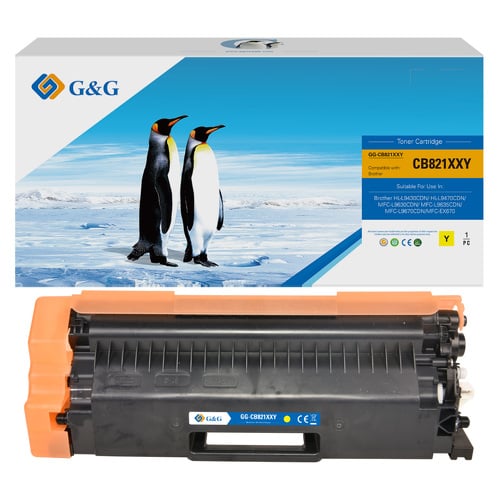 G&G Brother TN821XXL Toner Genérico Amarelo - Substitui TN821XXLY - GG GG-TN821XXXXXXLY