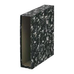 Dohe Archinovo Leverarch Mala de arquivo Formato Folio - Tamanho 288x357x82mm - Cor Preto Marmoreado - Dohe 09141