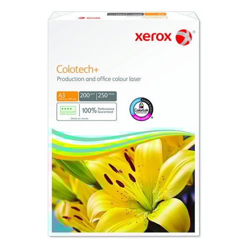 Papel 200gr Colotech Plus A3 250Fls - Xerox XER003R97968/UN