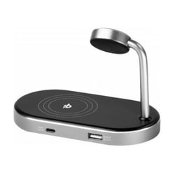 VERBATIM CARREGADOR WIRELESS QI MFI APPLE 3 EM 1 ALUMINO - Verbatim 49556