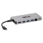 EATON TRIPP LITE SMARTRACK 1U HORIZONTAL CABLE MANAGER - FLEXIBLE RING TYPE - Eaton U442-DOCK5D-GY