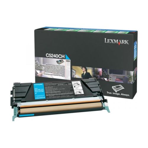 Lexmark 00C5240CH toner Original Ciano - Lexmark C5240CH