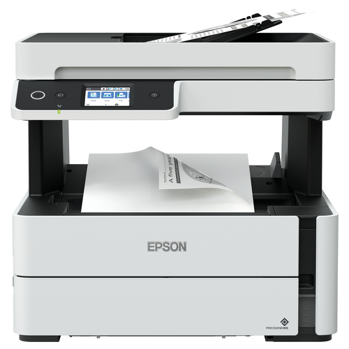 Epson EcoTank ET-M3140, Jato de tinta, Impressão a preto e branco, 1200 x 2400 DPI, Fotocopiadora a preto e branco, A4, Preto, Branco - Epson C11CG91402