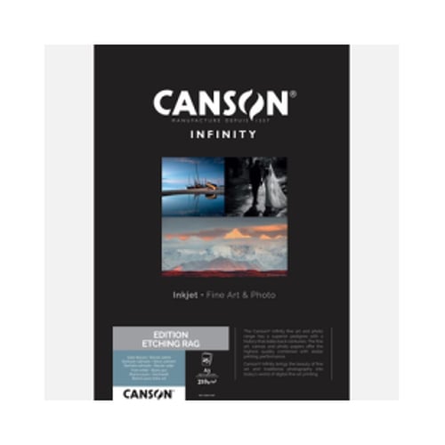 Papel A3 310g Canson Infinity Edition Etching Rag 100% Algodão 25Fls - Canson 1236211007