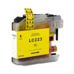 Brother LC223/LC221 Tinteiro Genérico Amarelo - Substitui LC223Y/LC221Y - BI-LC223YL