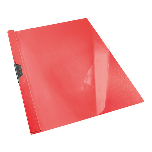 Classificador Clip Lateral 3mm 30 Folhas Esselte Vermelho - Esselte 1151707