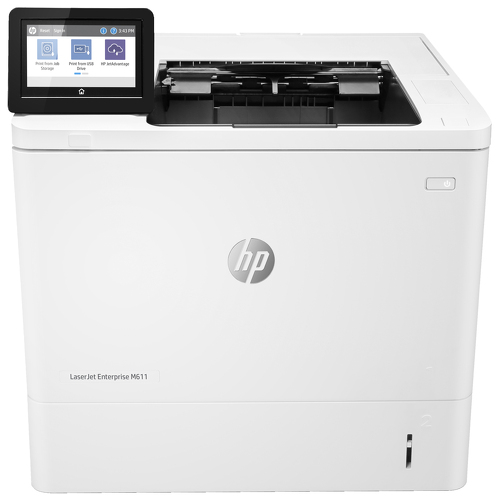 HP LaserJet Enterprise Impressora M611dn, Impressão, Impressão frente e verso, Laser, 1200 x 1200 DPI, A4, 61 ppm, Impressão Duplex, Pronto para trabalhar em rede - HP 7PS84AB19