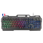 Mars Gaming Gaming Keyboard MK120 - Alumínio - Iluminação FRGB - Suporte para Smartphone - Francês - Preto - Mars Gaming 235592