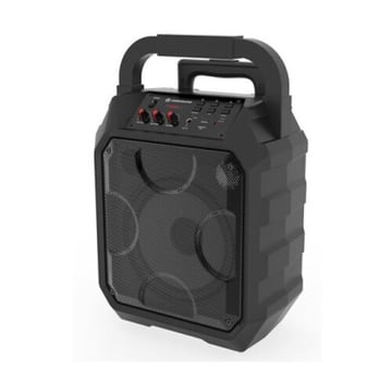 Coluna de som Bluetooth Coolsound Karaoke Party Boom 30W - Ecrã LED - Autonomia até 4h - USB, MicroSD - Controlo remoto - Pega de transporte - Coolsound CS0214