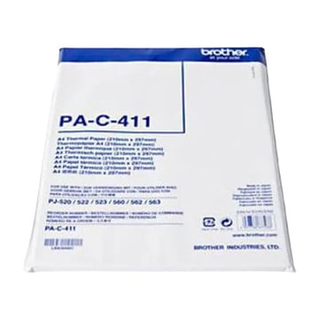 Pacote de 100 folhas de papel térmico A4 - Brother PAC411