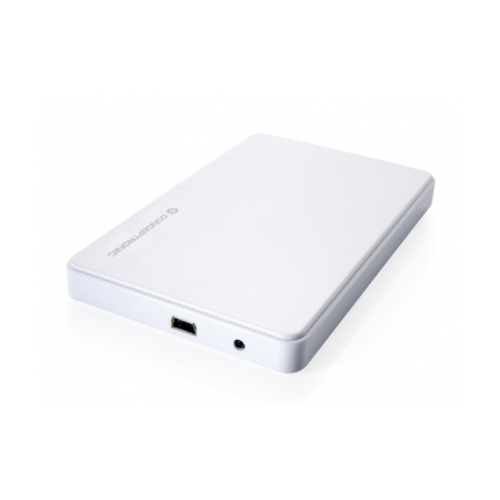 Conceptronic Caixa para unidade de disco rígido externa Sata de 2,5" - Mini USB/USB 2.0 - 480 Mps - Branco - Conceptronic CHD2MUW