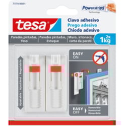 Prego Adesivo Tesa Powerstrips 1Kg Superfícies Porosas 2un - Tesa 15677774