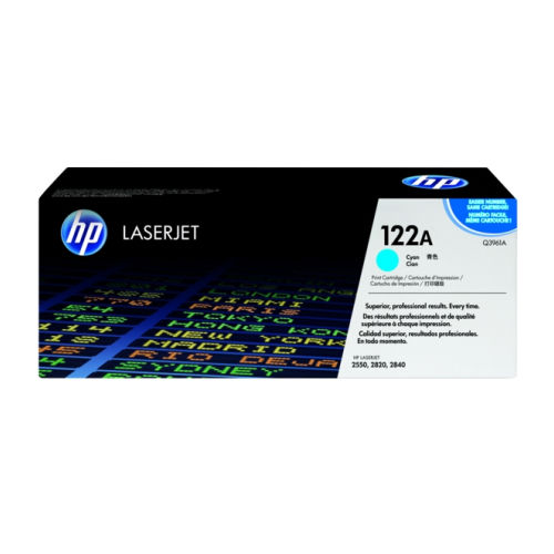 HP 122A Cyan Original LaserJet Cartridge toner 1 unidade(s) Ciano - Q3961A