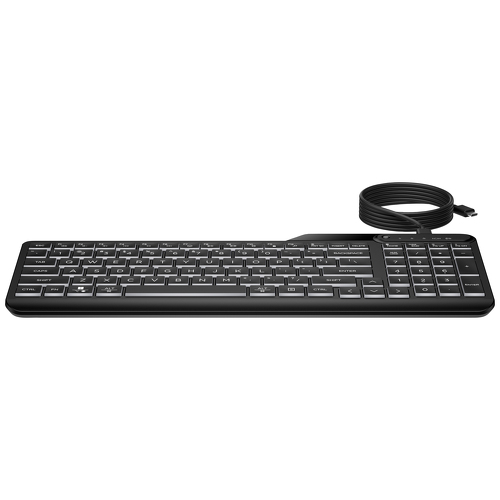HP Teclado com fio retroiluminado de 400 - HP 7N7C0AA#AB9