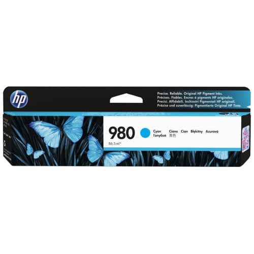 HP Tinteiro original 980 Ciano - D8J07A