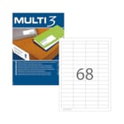Etiquetas 048,5x016,9mm 100Fls Multi3 6800un - Multi3 APL10490