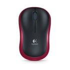Logitech M185 Wireless 1000dpi Mouse - 3 botões - Ambidestro - Vermelho/Preto - Logitech 910-002237