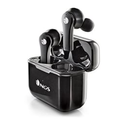 Auscultadores intra-auriculares NGS Artica Bloom Preto Bluetooth 5.1 TWS - Mãos livres - Assistente de voz - Autonomia até 7h - Base de carregamento - NGS ARTICABLOOMBLACK