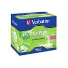 CD-RW 700MB 8x 10x Verbatim Jewell Case 10un - Verbatim VER43148