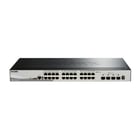 Switch Semi-Geracional D-Link 24 Portas Gigabit + 4 Portas 10G SFP+ - D-Link DGS-1510-28X/E