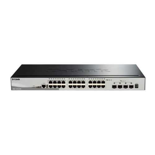 Switch Semi-Geracional D-Link 24 Portas Gigabit + 4 Portas 10G SFP+ - D-Link DGS-1510-28X/E