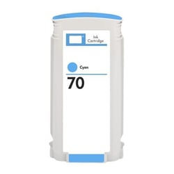 HP 70 Cyan Pigment Ink Cartridge Genérico - Substitui C9452A - HI-C9452A(70)(PG)