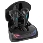 Auriculares sem fios Mars Gaming Premium TWS MHI-ULTRA - ANC+ENC+PASSIVE - Som Neographene - Bateria com autonomia de 24h - RGB Flow - Bluetooth 5.3 - IPX4 - Control APP - Cor preta - Mars Gaming 235527