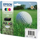 Epson Golf ball C13T34664010 tinteiro 4 unidade(s) Original Rendimento padrão Preto, Ciano, Magenta, Amarelo - Epson C13T34664010