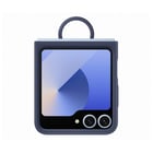 Capa de Silicone Samsung com Anel Galaxy Z Flip 6 Azul Escuro - Samsung EF-PF741TNEGWW