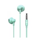 Energy Sistem Auriculares de Boton - Aislamiento Acustico - Microfono Integrado - Control de Reproduccion - Conector Jack 3.5 mm - Cable 120 cm. - Color Verde - Energy Sistem 298707