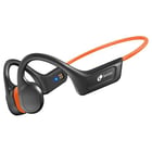 Leotec Run Pro Auscultadores desportivos de condução óssea Bluetooth 5.3 - Bateria 230mAh - Resistência IPX7 - Preto/Laranja - Leotec 237552