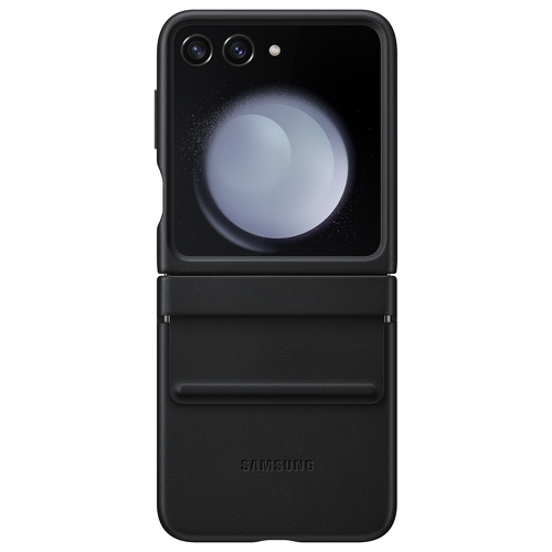 Capa de Pele Samsung Flip5 Eco Flap Preta - Samsung EF-VF731PBEGWW