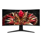Monitor MiniLED Curvo TCL 34R83Q de 34" 21:9 - Ultra WQHD - 170 Hz - Resposta de 1 ms - Luz Ambiente - Vesa 100x100 - Branco - TCL 34R83Q