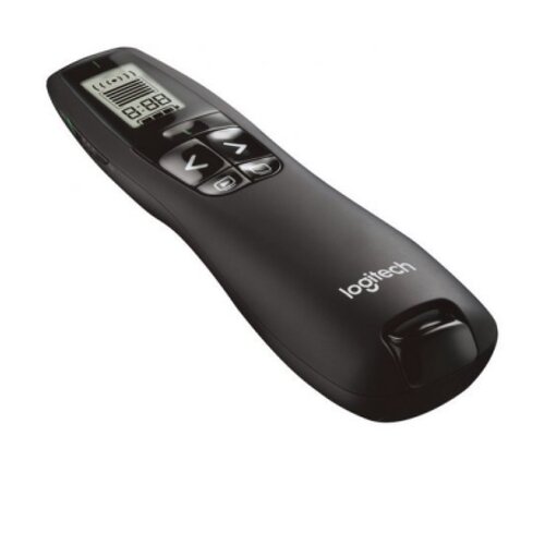 Apresentador a laser sem fios Logitech R700 - Ecrã LCD - Alcance de 30 m - Preto - Logitech 910-003506