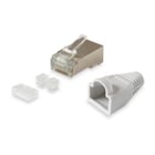 EQUIP FICHA RJ45 STP CAT6 C/CAPOT E GUIA (PACK 100 UN) - Equip 121181
