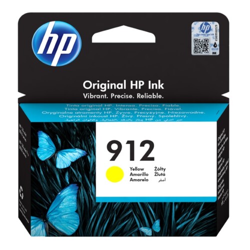Cartucho de tinta original amarelo HP 912 - 3YL79AE - HP 3YL79AE