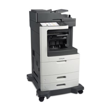 Lexmark MX812dpe, Laser, Impressão a preto e branco, 1200 x 1200 DPI, A4, Impressão directa, Branco - Lexmark 24T7833