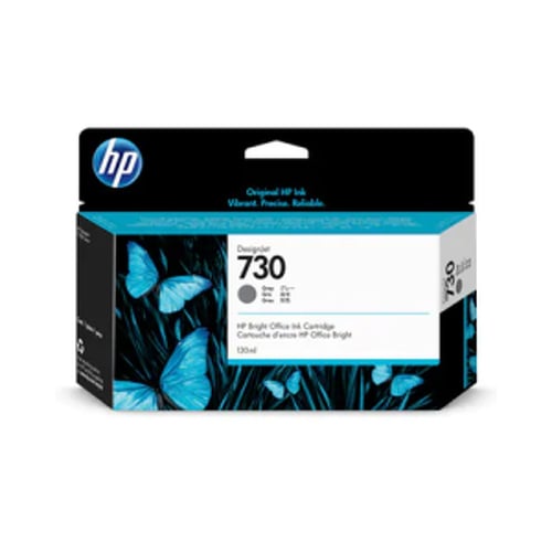 Tinteiro HP 730 Cinzento P2V66A 130ml - HP HPP2V66A