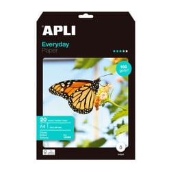 Apli Papel Fotografico Everyday A4 180g 20 Hojas - APLI 12080