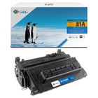 G&G HP CF281A Preto Cartucho de Toner Compatível, 10.500 Páginas - Toner Compatível 81A