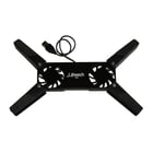 LIFETECH BASE P/ PORTATIL STAND USB FAN BLACK 10" / 15" - Lifetech LFNBS001