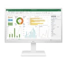 Monitor LG 27" LED IPS FullHD 1080p 60Hz - 5ms de resposta - Colunas de som - Ângulo de visão 178º - 16:9 - USB, VGA, DVI, HDMI, DisplayPort - VESA 100x100mm - LG 27BK55YP-W