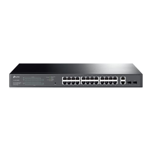 TP-LINK SWITCH 28-PORT GIGABIT EASY SMART W/ 24-PORT POE+ - TP-Link TL-SG1428PE