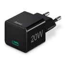 Carregador 1xUSB-C PD/QC 20W Preto - Hama HAM201649