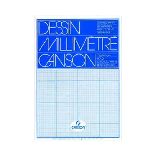 Papel Milimetrico 90gr A4 Canson 50 Folhas - Canson 18367106